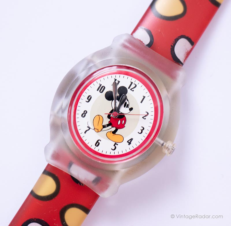 Swatch Mickey Swatch Minnie Mouse Red Sports Mickey Mouse Snap