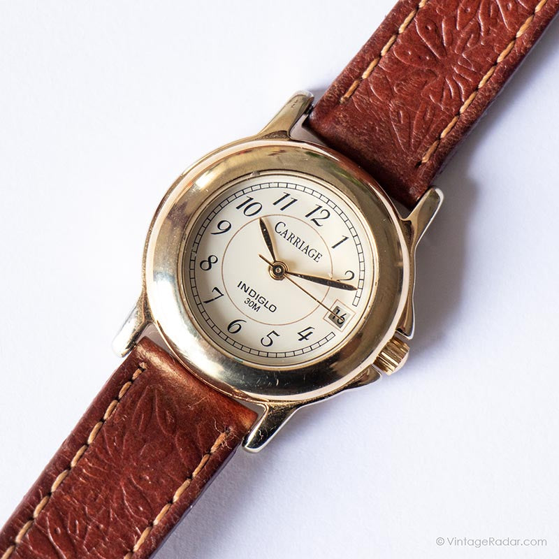 Carriage by Timex Timeless elegant Vintage Timex watch‎ Vintage Elegant Carriage by Timex Watch | Silver-tone  main image 2