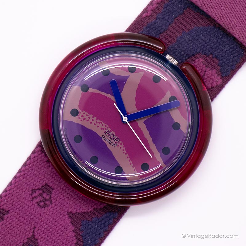 1992 Swatch PWN108 NDEBEJE Watch | Vintage Pink Swatch Pop  display picture 1