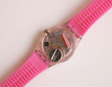 Swatch Lady Mermelada de fruta roja lv107 reloj | Vintage 2006 Pink Swatch Lady