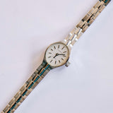 Dugena Classic Vintage Watch for Women | Minimalist Silver-tone Watch