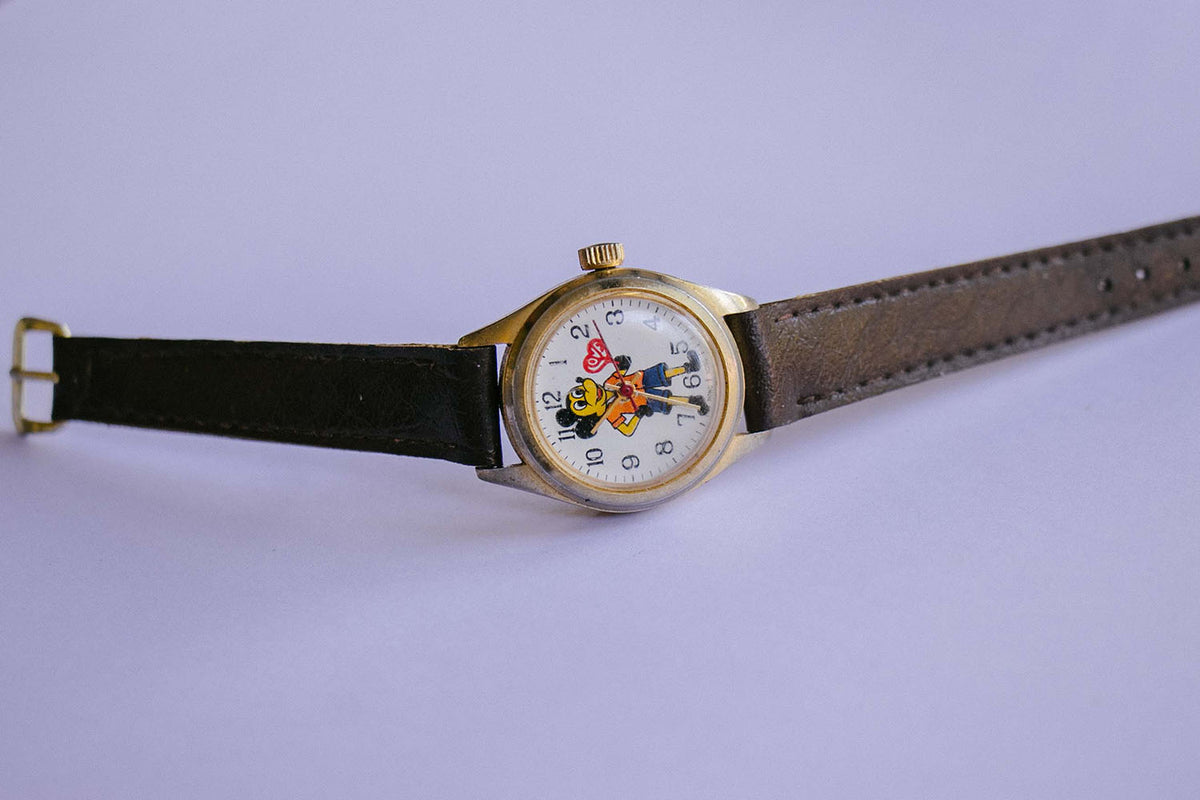 1960s Vintage Mickey Mouse Watch | RARE Mechanical Disney Watch 
