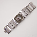 2006 Swatch Sub103G Brilliant Bangle montre | Acier Swatch Carré