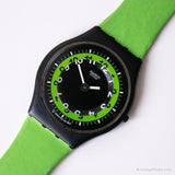 1998 Swatch SFB103 Filigrano montre | Vert vintage Swatch Skin