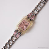 2008 Swatch Subk137g être trouvé rose montre | Rose vintage Swatch Carré