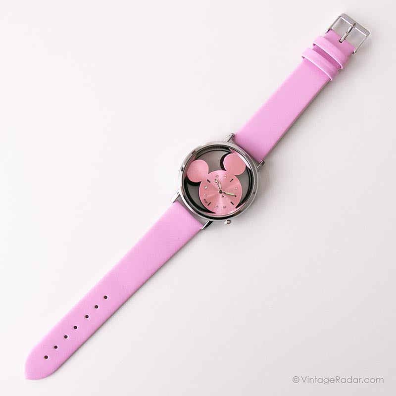 Vintage Pink Mickey Mouse Watch | Disney Memorabilia Watch  display picture 1