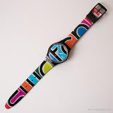 2005 Swatch GB227 farbvoll Uhr | Originalriemen Swatch Gent