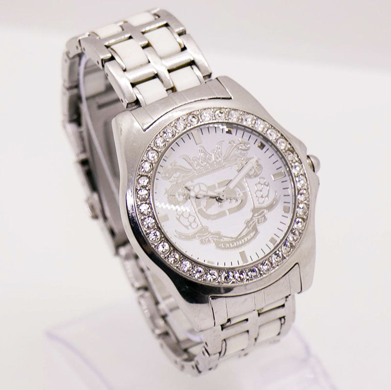 Marc Ecko 45mm Silver-tone Quartz Watch Vintage Designer Watch