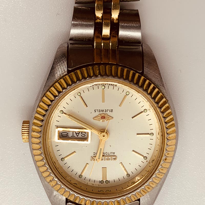 Citizen 6651 Automatic 21 Jewels Watch For Repair NOT WORKING citizen-6651-automatic-21-jewels-watch-for-repair-not-working