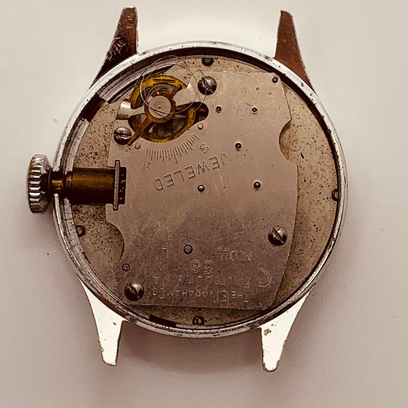 1960s Ingraham USA Minute Man Jeweled for Parts & Repair – Vintage