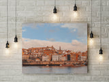 Colorful Porto Landscape Digital Print | Portugal Travel Wall Art - Vintage Radar