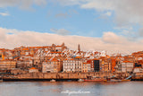 Colorful Porto Landscape Digital Print | Portugal Travel Wall Art - Vintage Radar