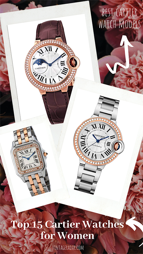 Los 15 mejores relojes Cartier para mujeres - Best Cartier Women's Watches