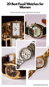 20 Fossil Montres pour les femmes | Or, argent Fossil Montres en vente