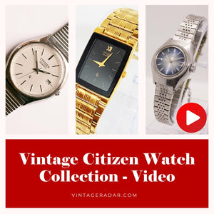 Antiguo Citizen reloj Colección - Video