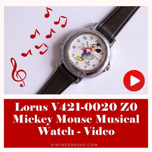 Lorus V421-0020 Z0 Mickey Mouse Musical Watch Video