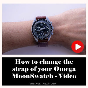 Omega MoonSwatch: How to change the strap - Video