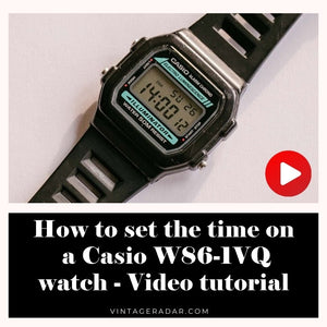 Comment régler l'heure sur un Casio W86-1VQ montre