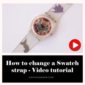 Swatch montre Remplacement de la sangle - Tutoriel vidéo