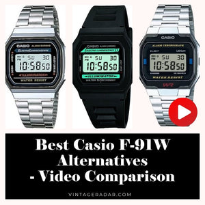 Best Casio F-91W alternatives - Video comparison