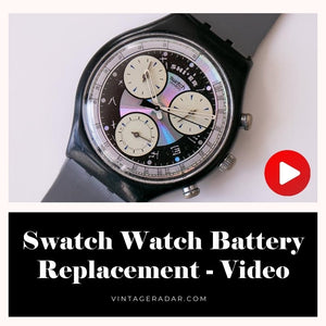 Swatch Watch Battery Replacement - Video tutorial