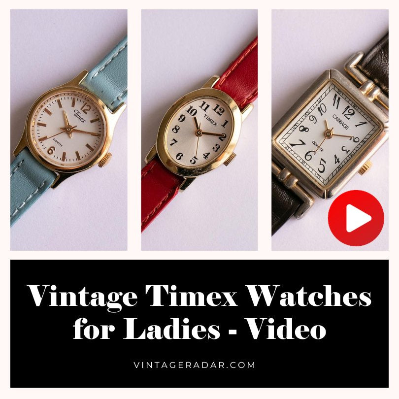 Vintage Timex Watches for Ladies  - Video