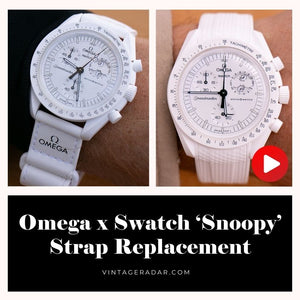 Omega x Swatch 'Snoopy' Strap Replacement