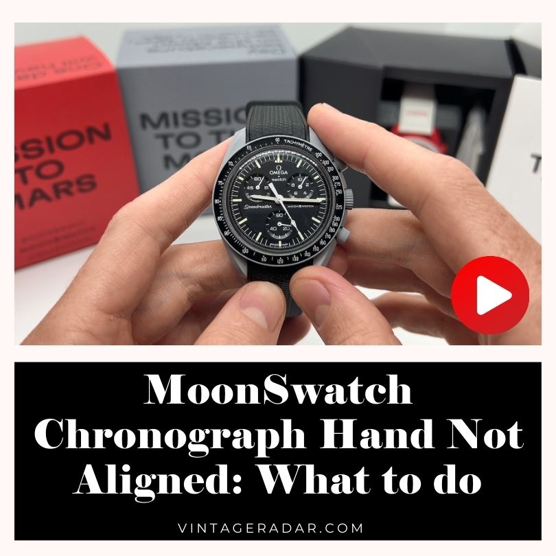 MoonSwatch Chronograph Hand Not Aligned: What to do