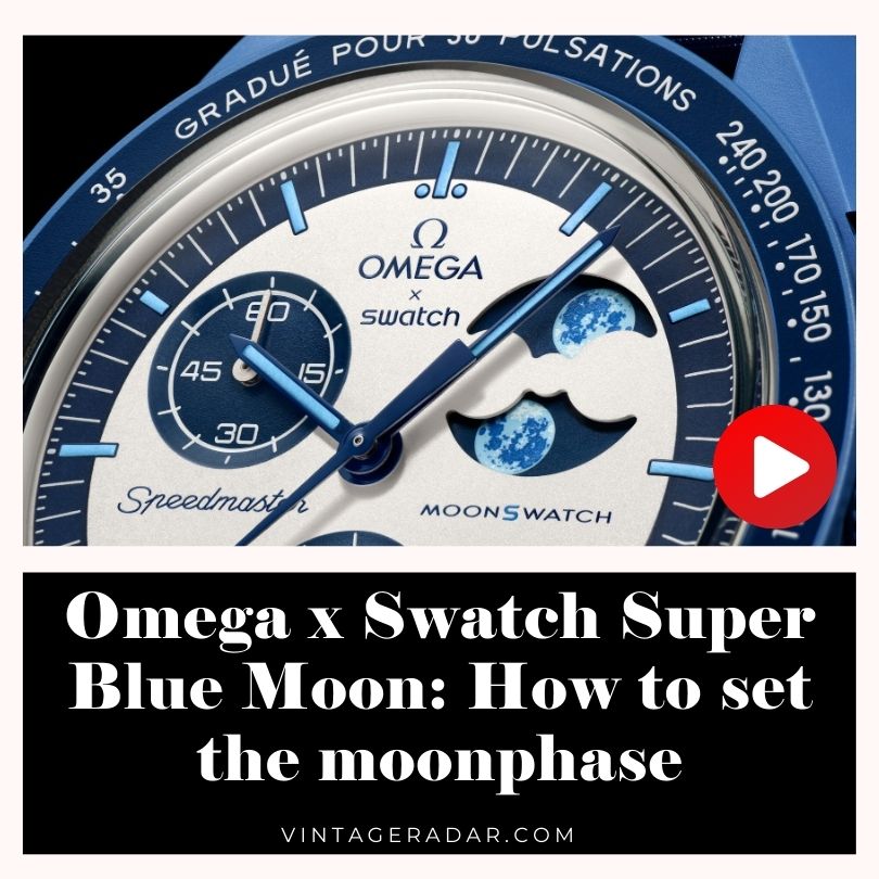 Omega x Swatch Super Blue Moon: How to set the moonphase