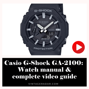 Casio G-Shock GA-2100 Watch Manual & Complete Video Guide