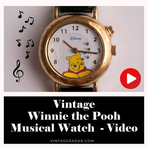 Vintage Musical Winnie The Pooh Watch - Video
