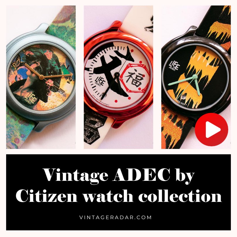 Adec vintage par Citizen montre Collection - vidéo