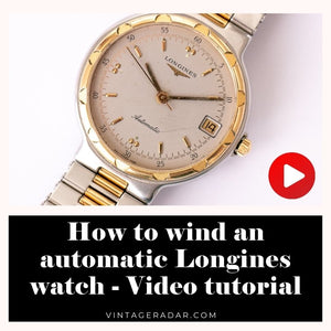 Comment enrouler une automatique Longines montre
