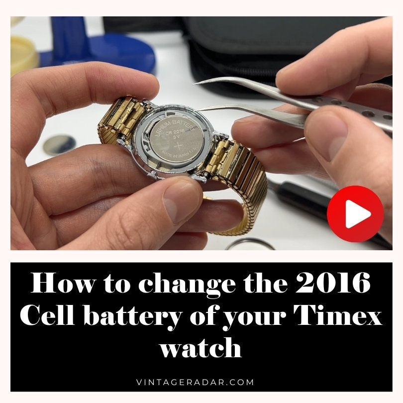 Timex 2016 Cell: How to replace the battery