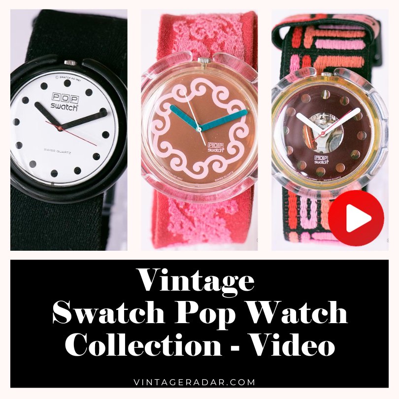 Swatch Populaire montre Collection - Échantillons pop vintage