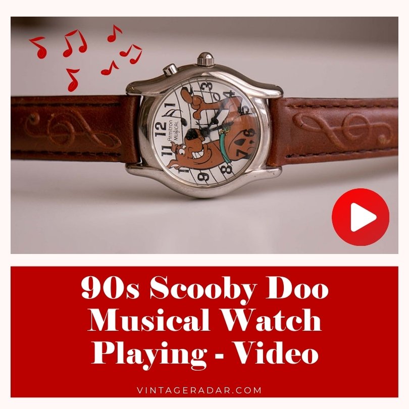Vintage Scooby Doo Armitron Musical montre - Vidéo
