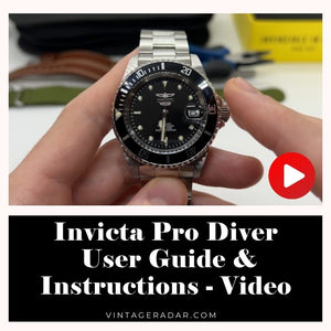 Guide de l'utilisateur Invicta Pro Diver & Instructions Vidéo