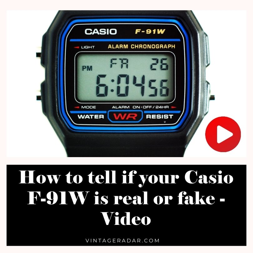 Comment savoir si votre Casio F-91W est réel - vidéo