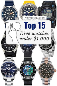 15 meilleures plongées montres moins de 1 000 $ | Meilleure plongée sous-marine montres