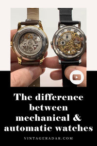 ما الفرق بين الساعات الأوتوماتيكية والميكانيكية؟