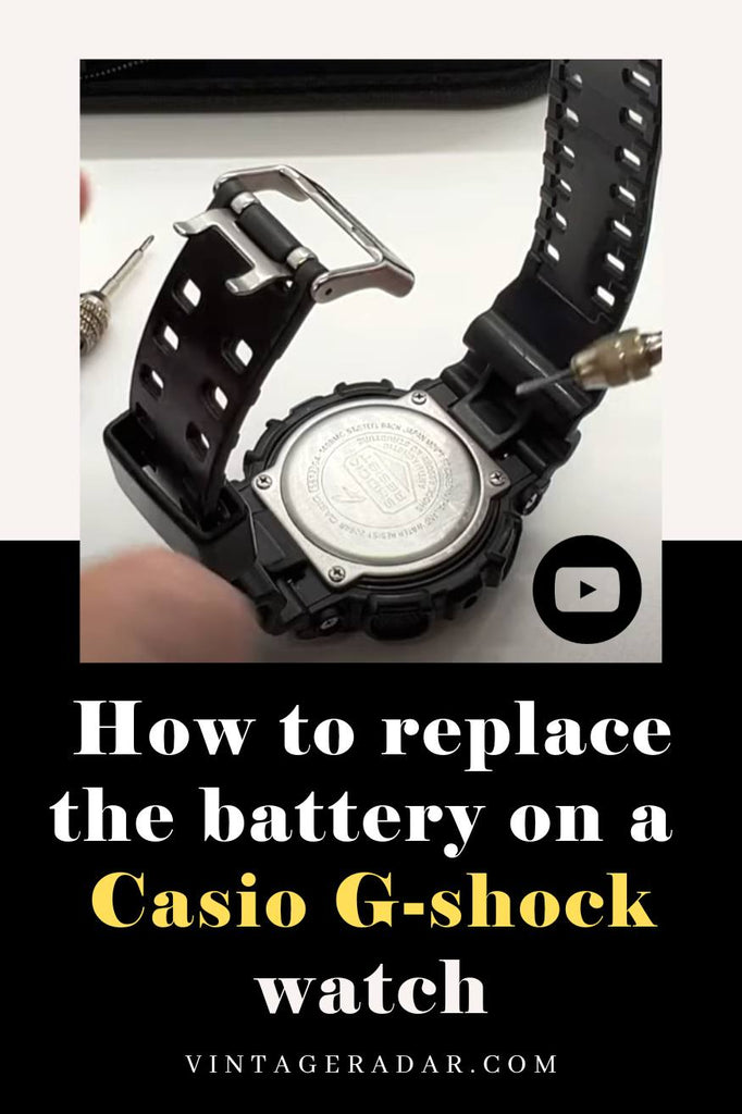 كيفية استبدال البطارية على Casio ساعة جي شوك