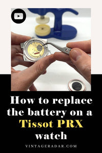 Cómo reemplazar el reloj Batería en un Tissot Prx
