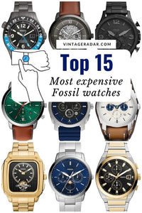 Top 15 Most Expensive Fossil Watches | Best Fossil Watches for Men