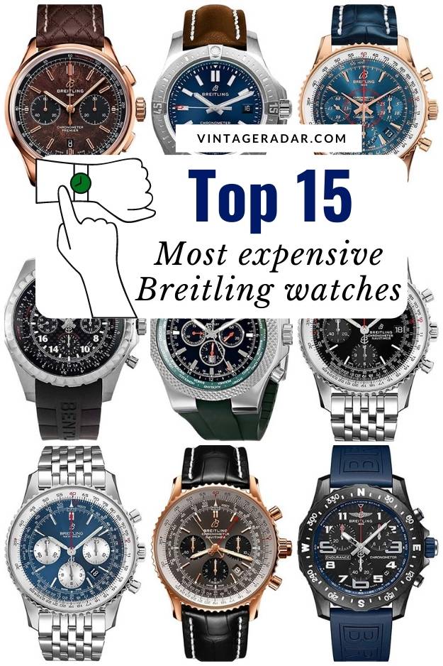 15 Relojes Breitling más caros | Mejores relojes Breitling Bentley para hombres