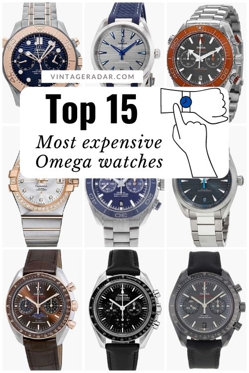 Top 15 Montres Omega les plus chères | Meilleures montres oméga