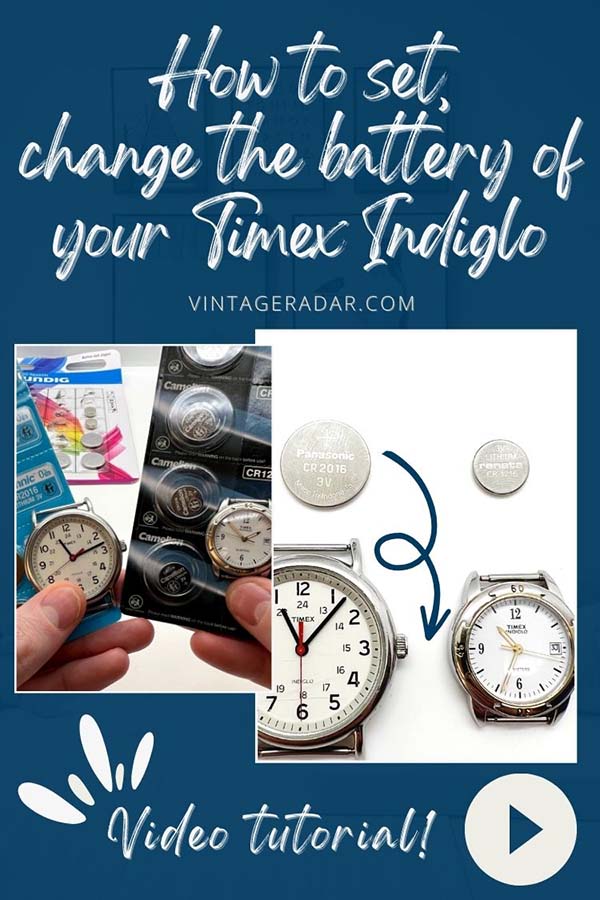 How to change the battery on a Timex Indiglo watch
