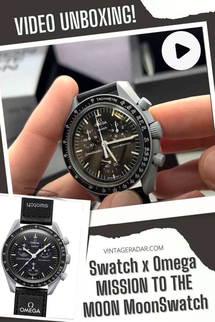 Swatch X Omega Mission sur la lune montre Déballage