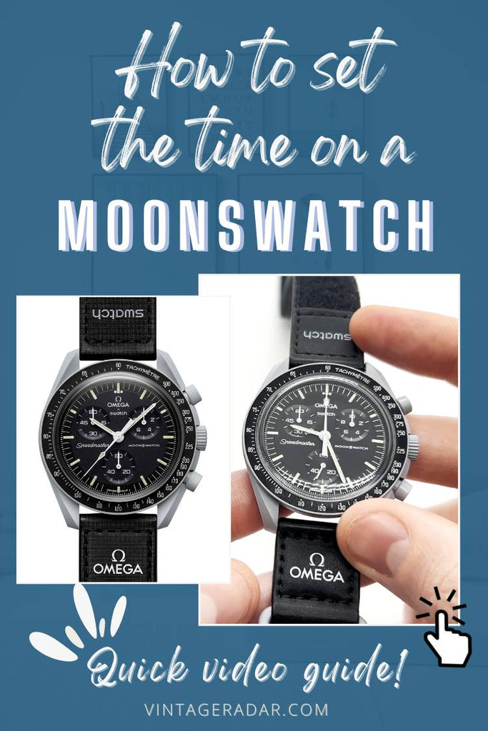Omega MoonSwatch: كيفية ضبط الوقت - فيديو تعليمي