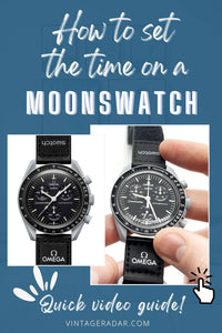 Omega MoonSwatch: How to set the time - video tutorial
