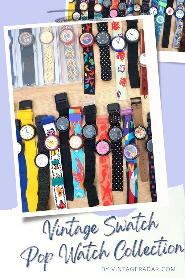Swatch Pop Watch Collection | Vintage Swatch Pop Watches 80s & 90s